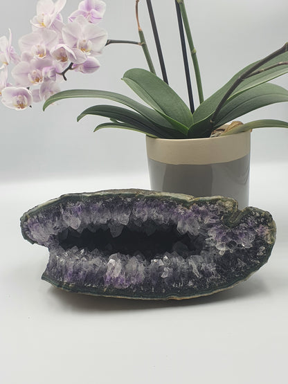 large druzy Amethyst & Quartz Crystal Cluster Cathedral - Unique gemstone - 1786g