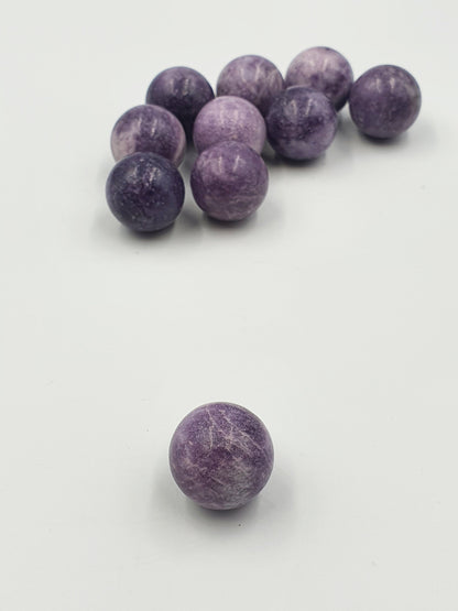 Purple Lepidolite Mini Crystal Sphere - 20mm