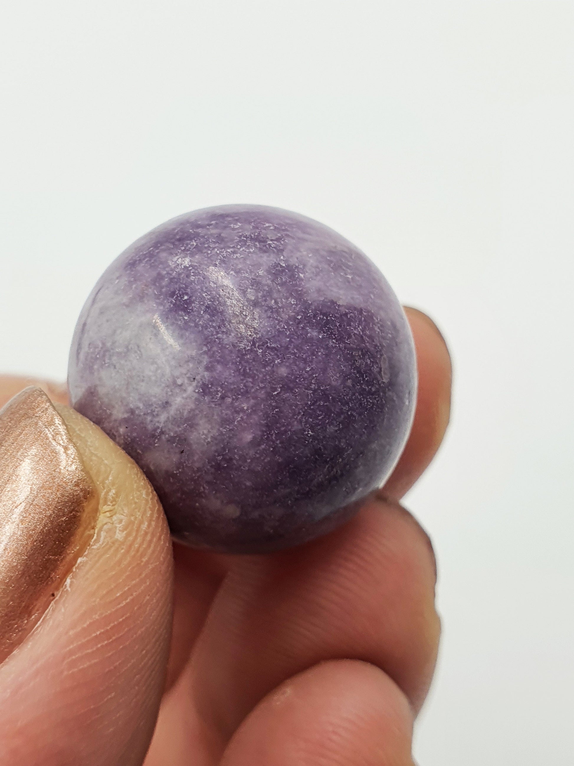 Purple Lepidolite Mini Crystal Sphere - 20mm