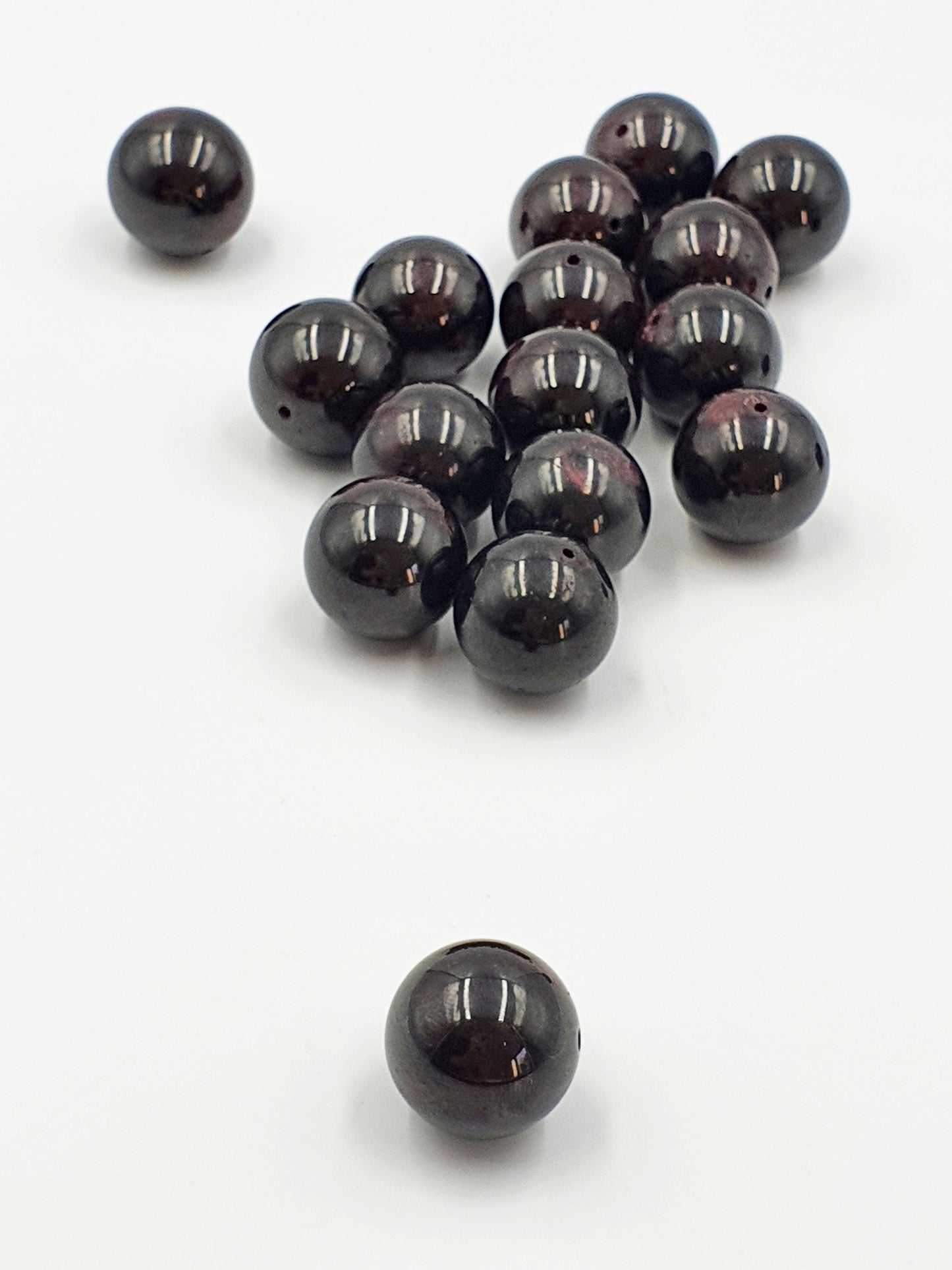 Drilled Garnet Mini Crystal Sphere - 19mm