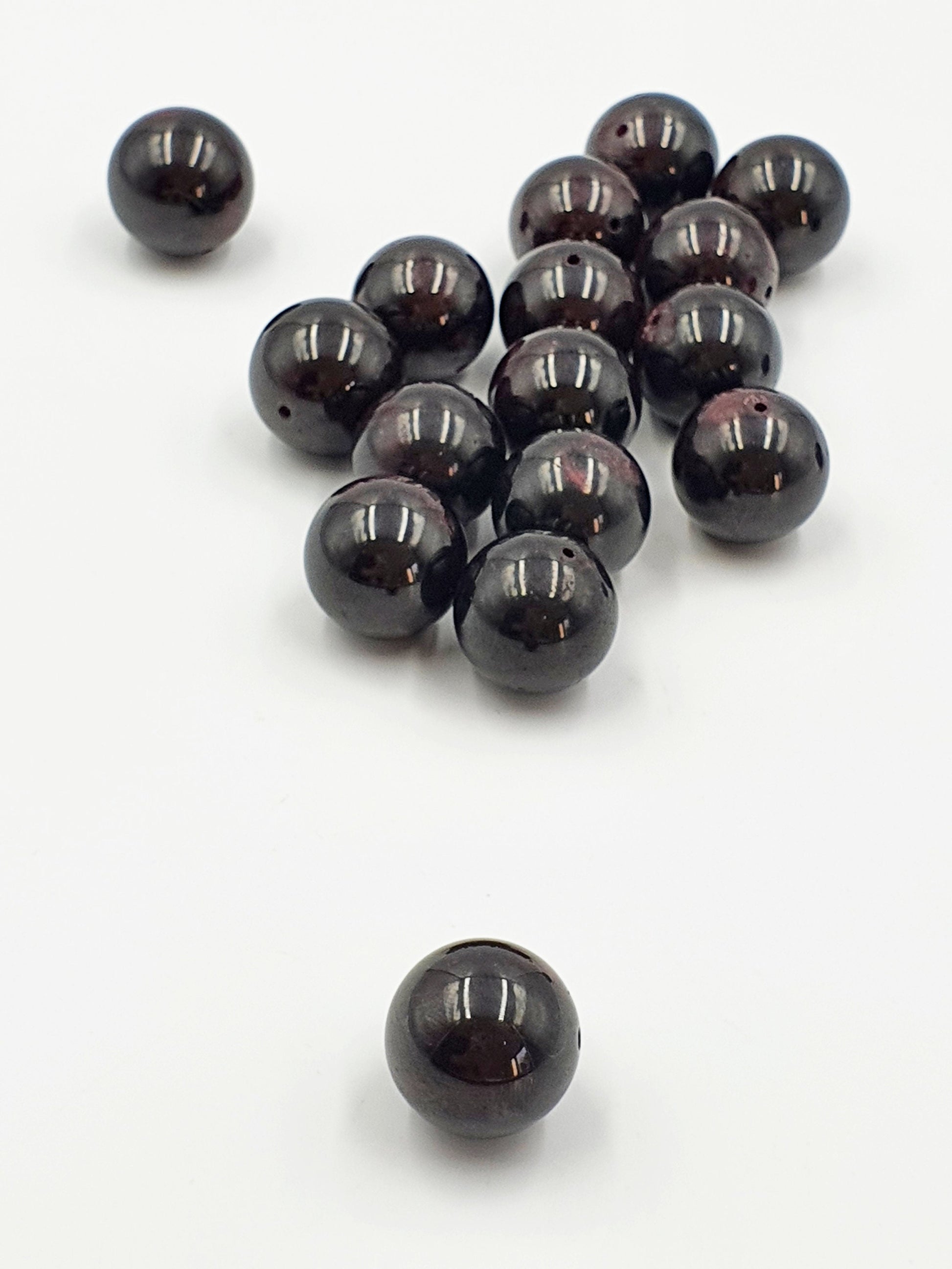 Drilled Garnet Mini Crystal Sphere - 19mm