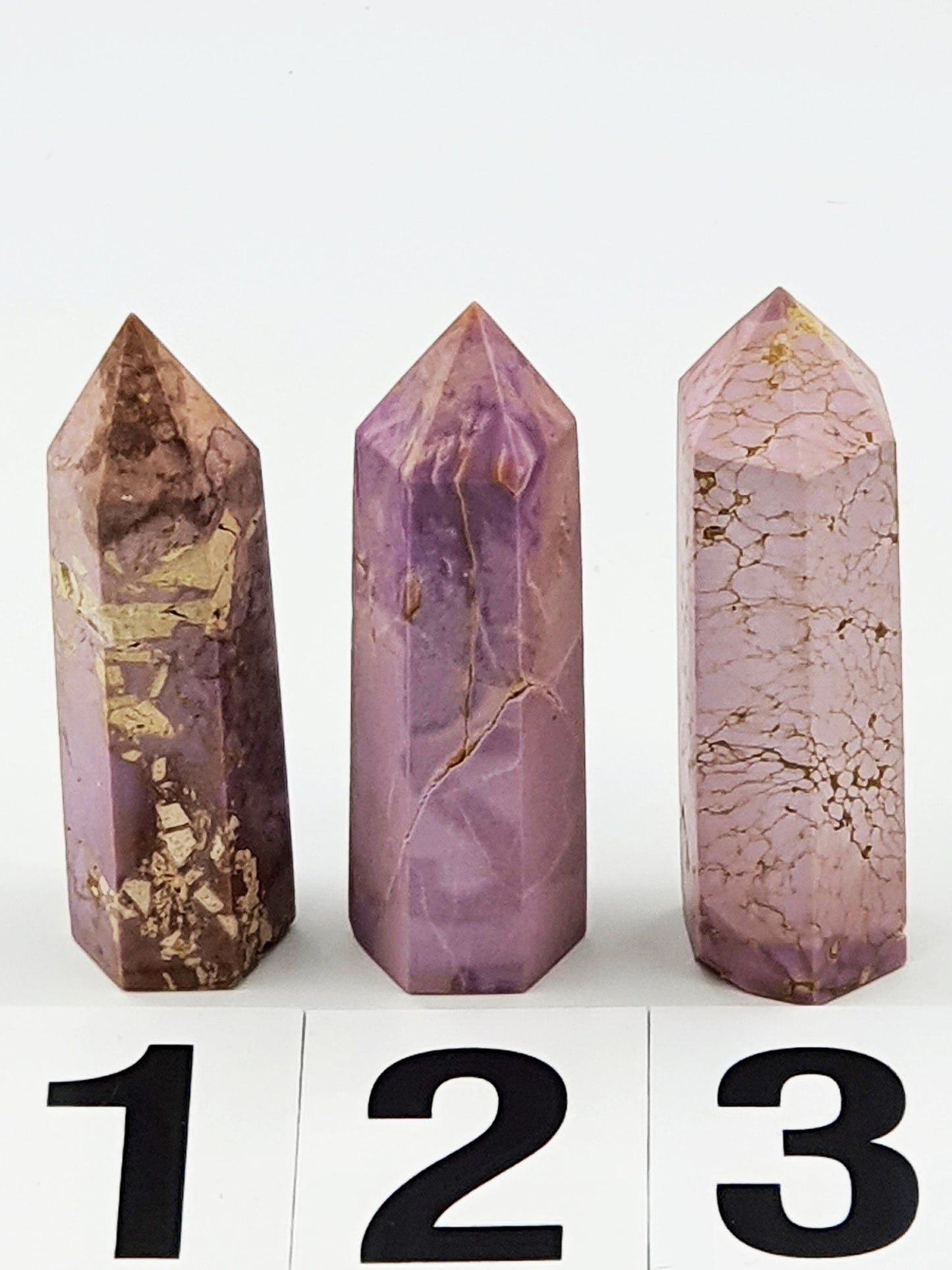 American Lepidolite Crystal Tower - 8.4 to 8.9 cm high