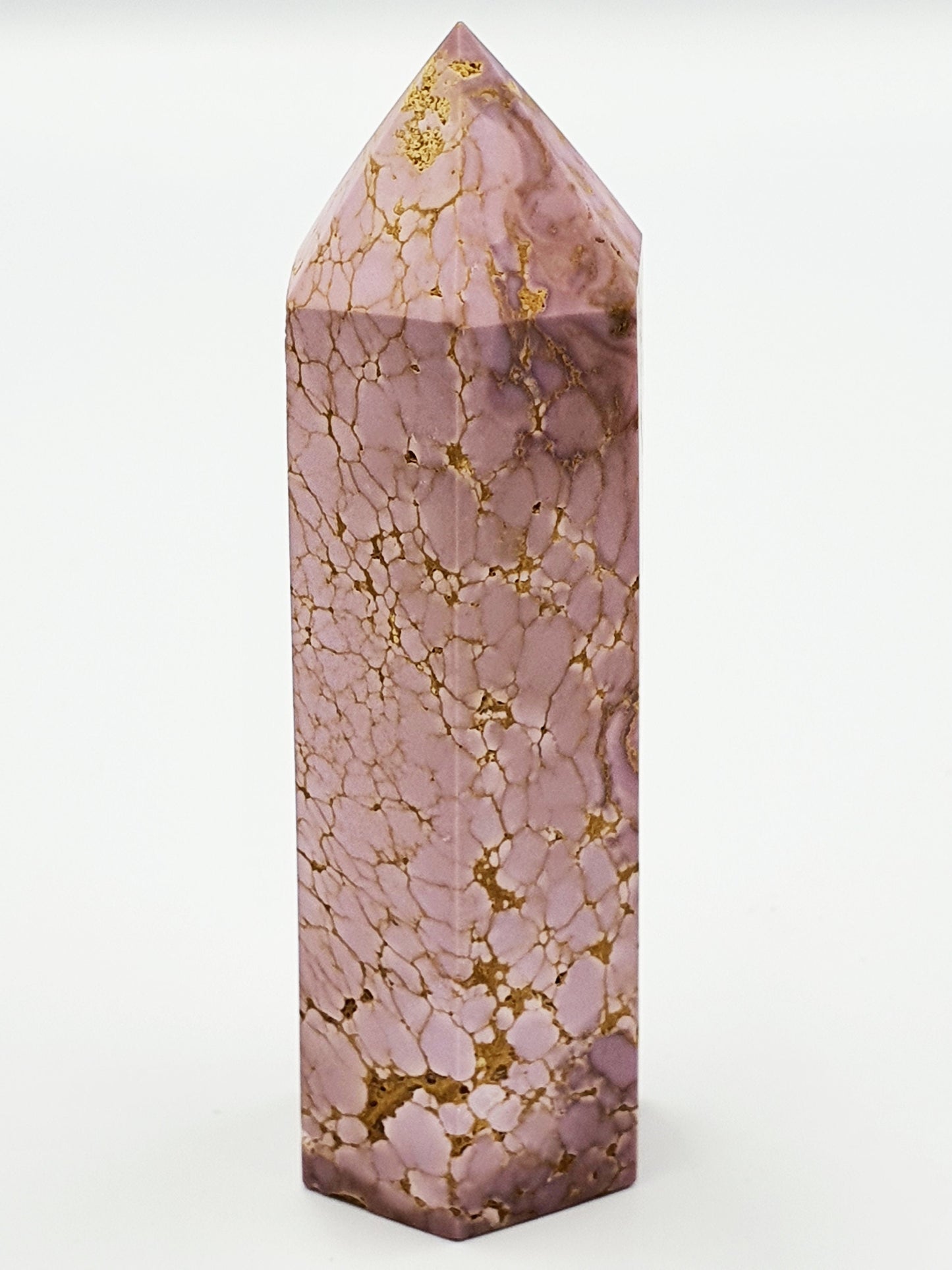 American Lepidolite Crystal Tower - 8.4 to 8.9 cm high