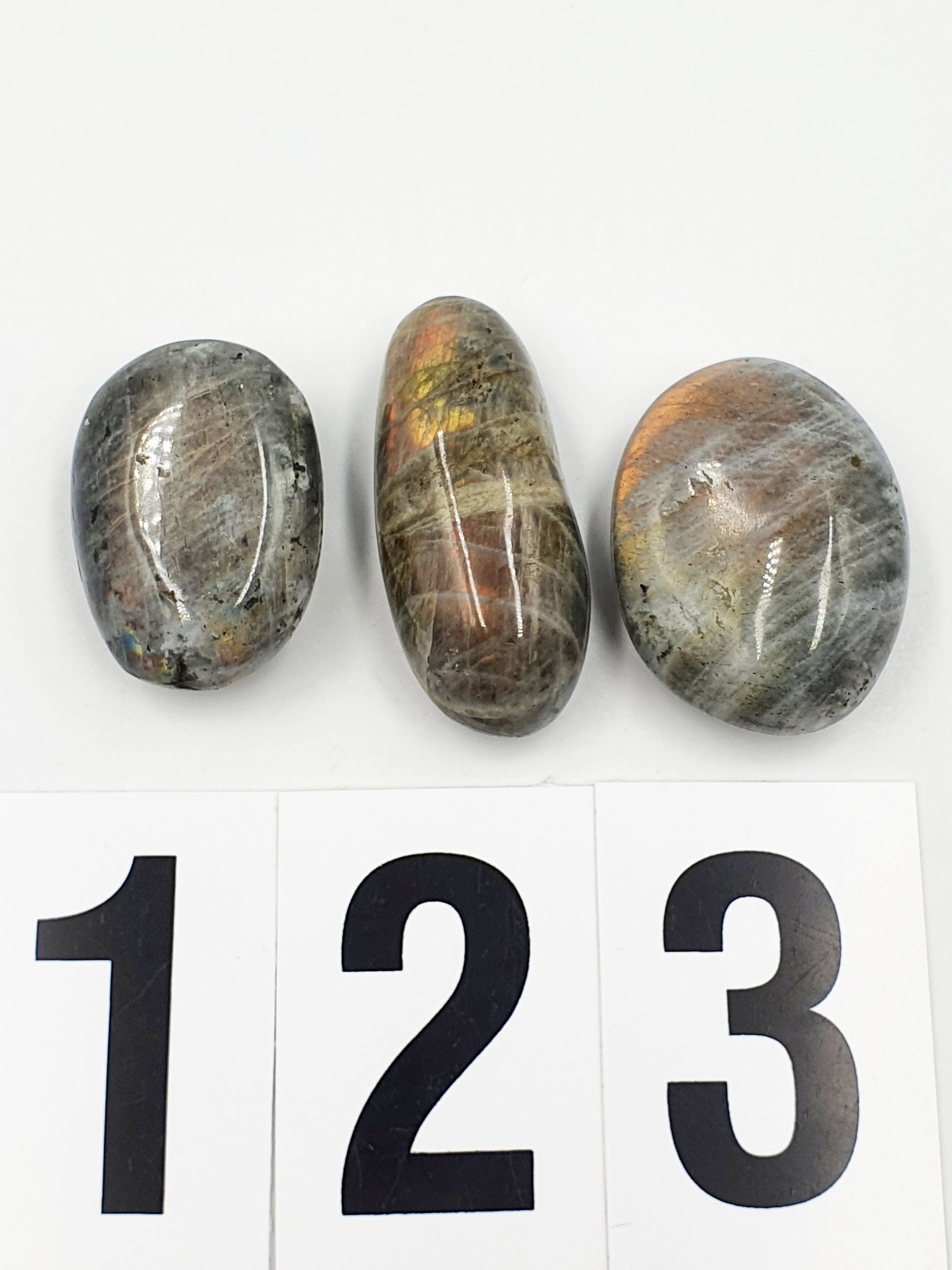 Labradorite Sunset Palm Stone