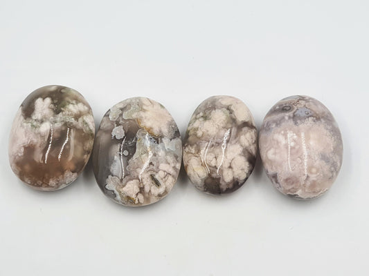 Flower Agate (Sakura) Crystal Palms