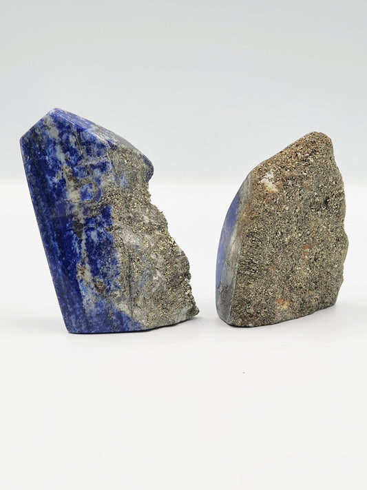 Pyrite and Lapis Crystal Freeform - Last one This is a Collectors Item - 256g, 9.6cm