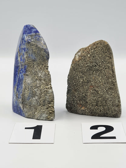 Pyrite and Lapis Freeform