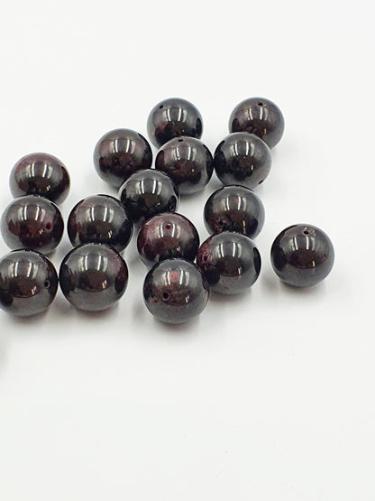 Drilled Garnet Mini Sphere - 19mm