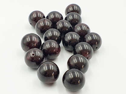 Drilled Garnet Mini Sphere - 19mm