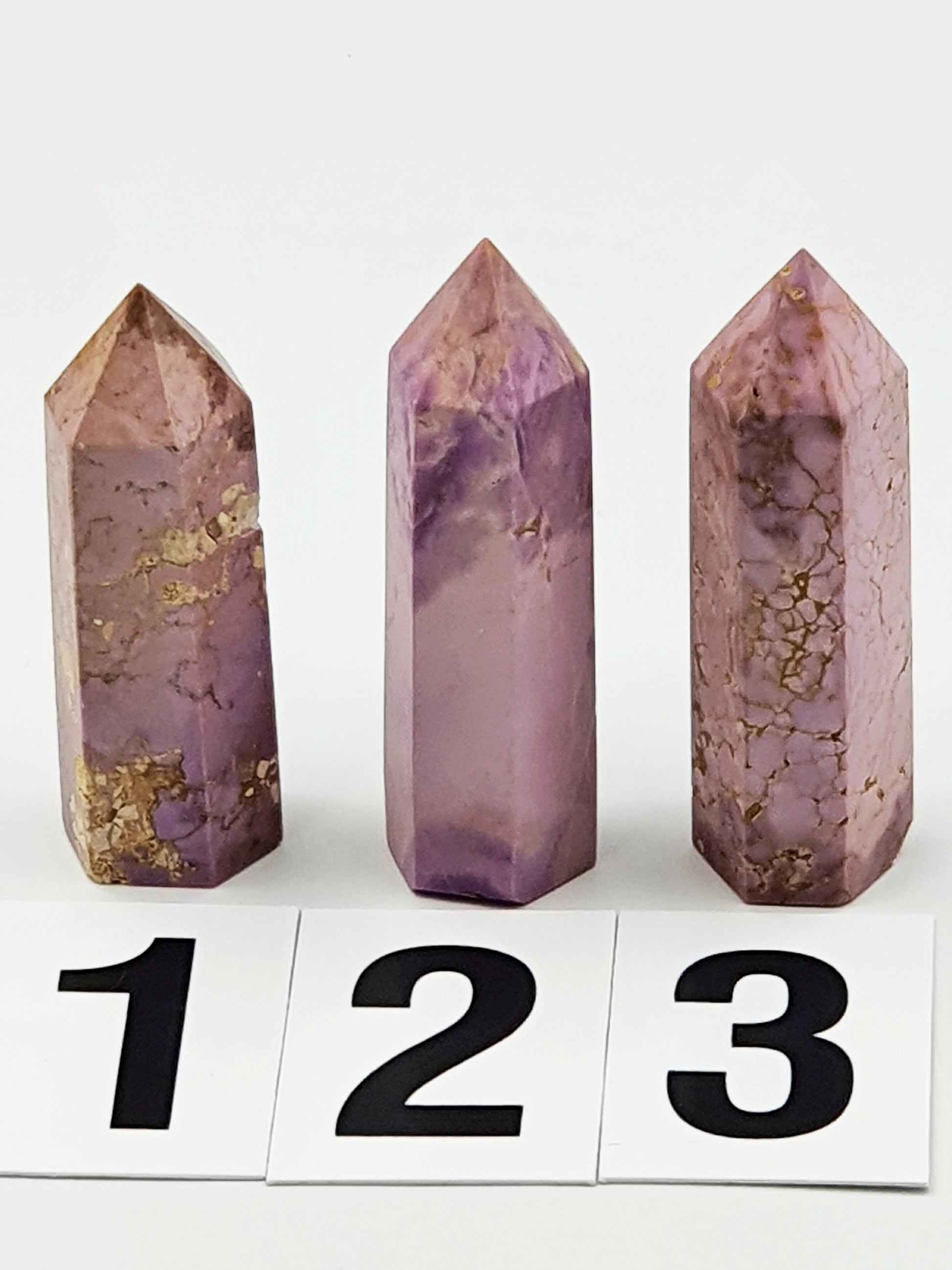 American Lepidolite Crystal Tower - 8.4 to 8.9 cm high