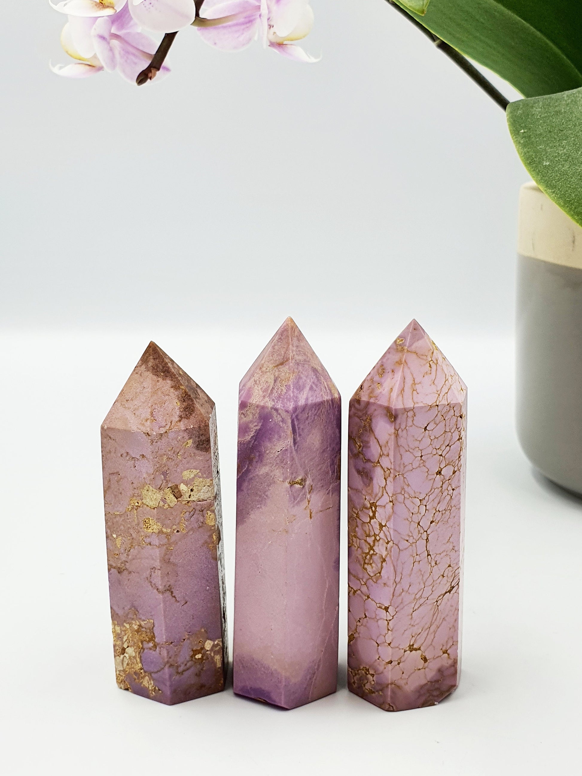 American Lepidolite Crystal Tower - 8.4 to 8.9 cm high