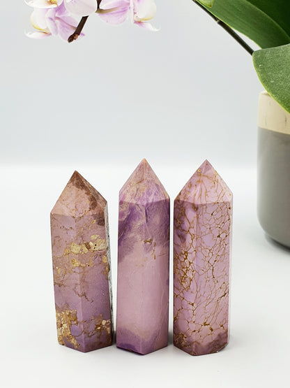 American Lepidolite Crystal Tower - 8.4 to 8.9 cm high