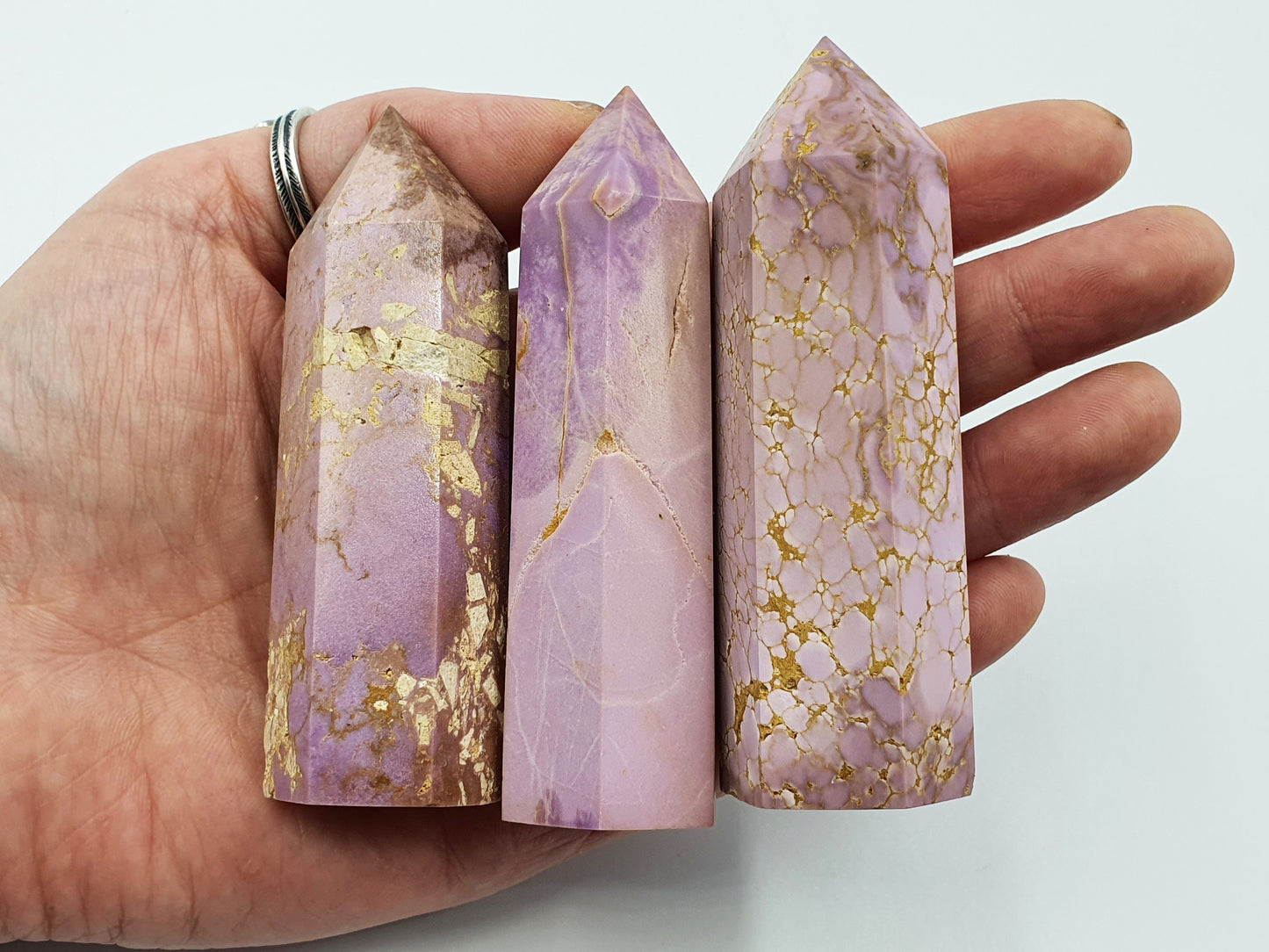 American Lepidolite Crystal Tower - 8.4 to 8.9 cm high
