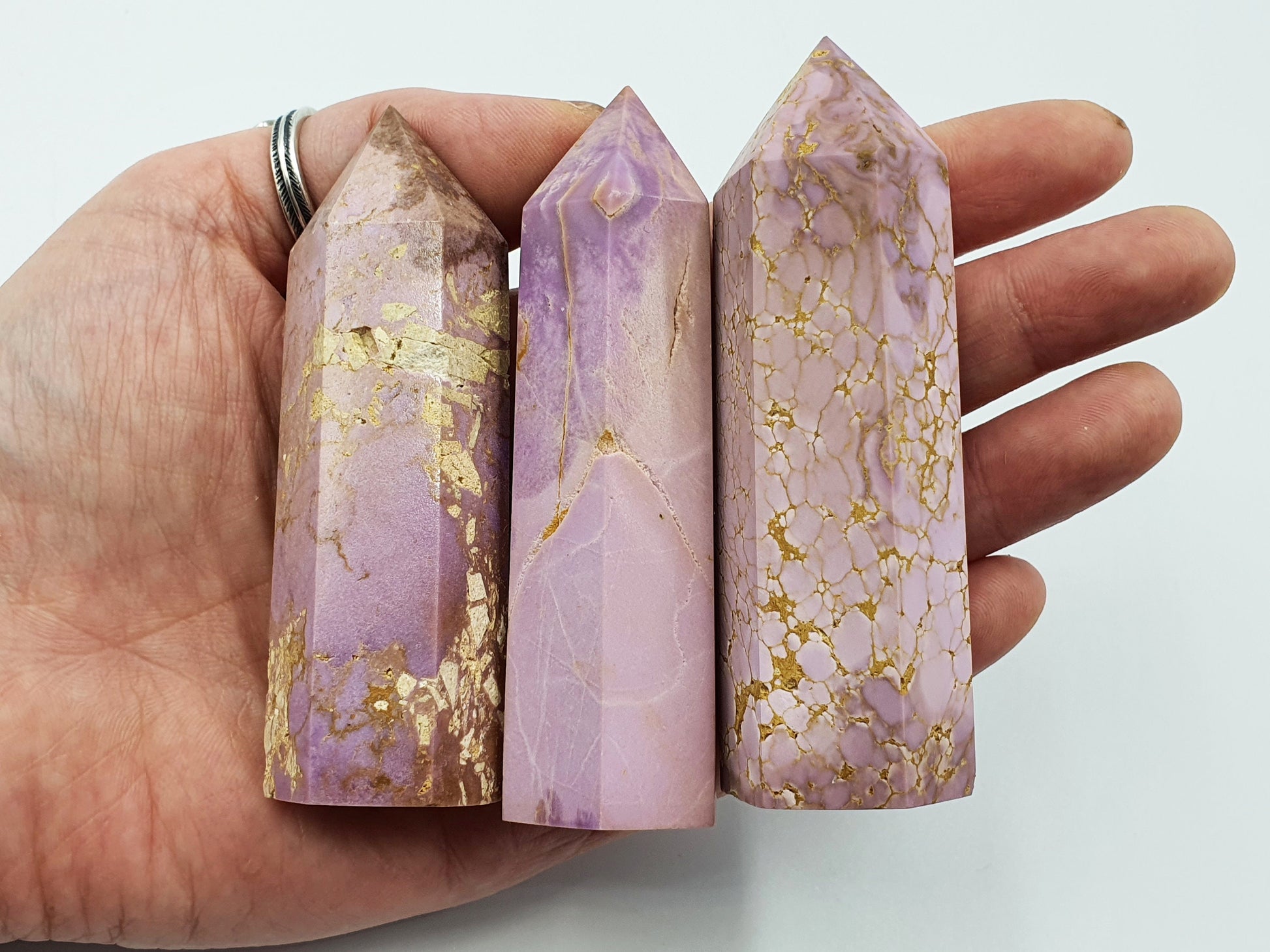 American Lepidolite Crystal Tower - 8.4 to 8.9 cm high