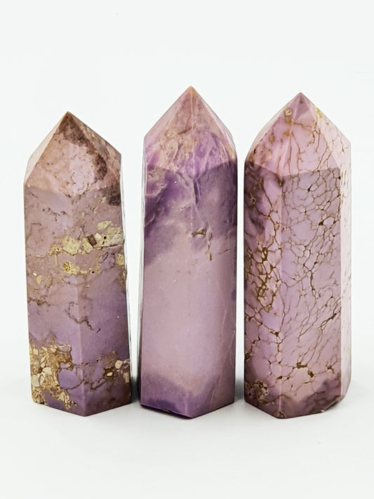 American Lepidolite Crystal Tower - 8.4 to 8.9 cm high