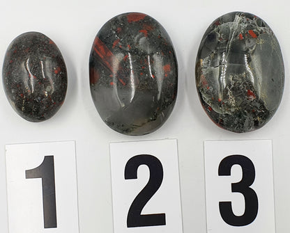 African Bloodstone Palmstones