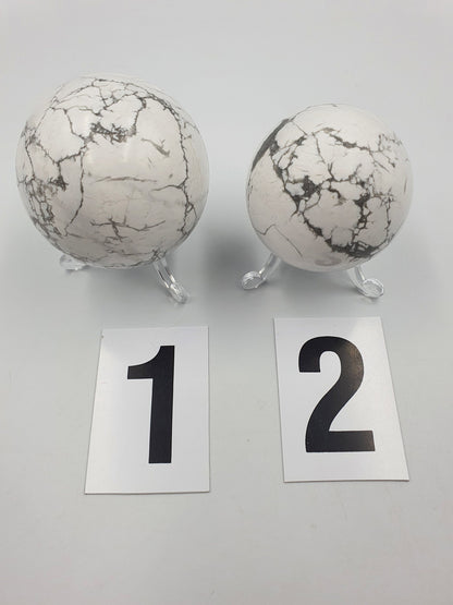 Large Howlite Sphere
