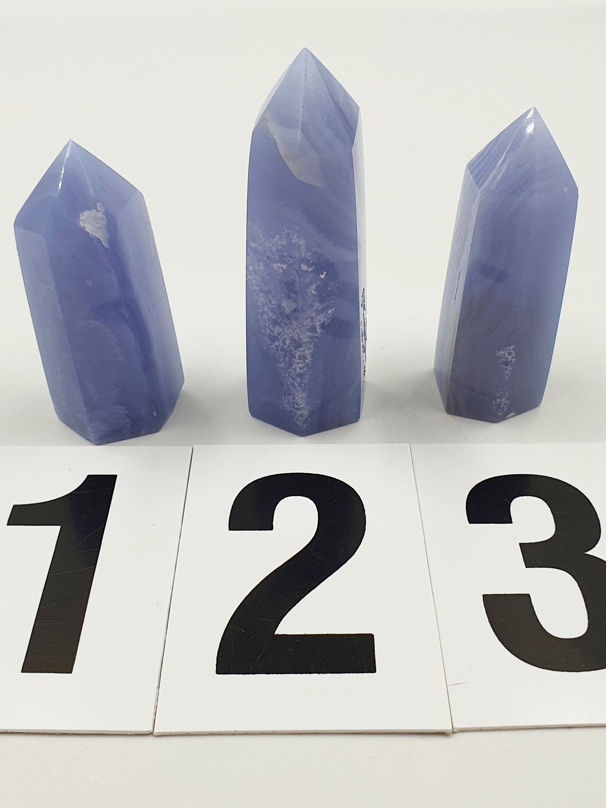 Blue Lace Agate Tower