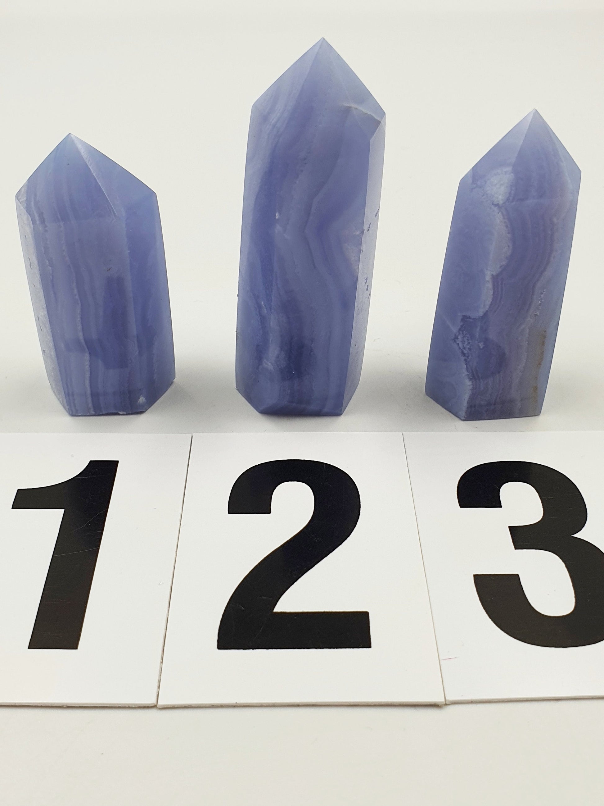 Blue Lace Agate Tower