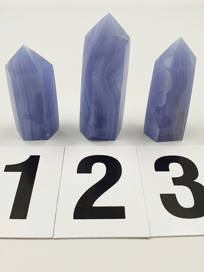 Blue Lace Agate Tower