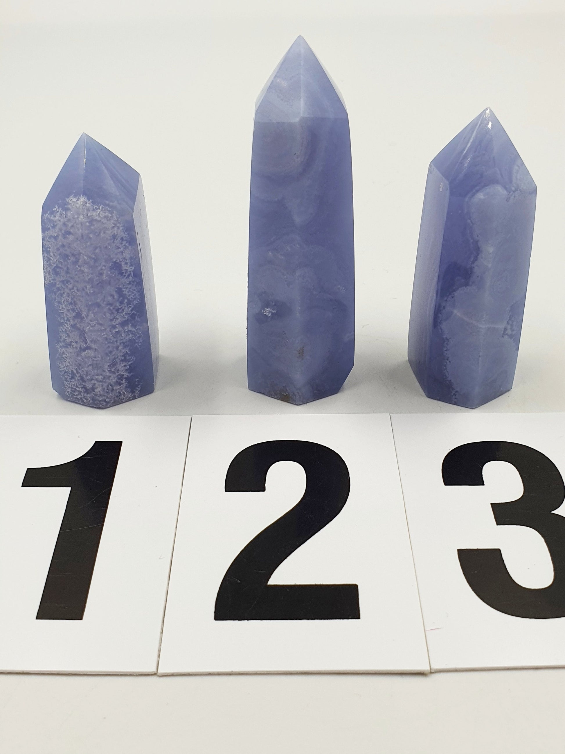 Blue Lace Agate Tower