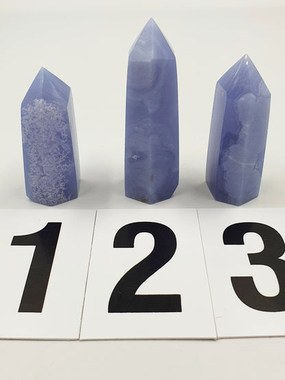 Blue Lace Agate Tower