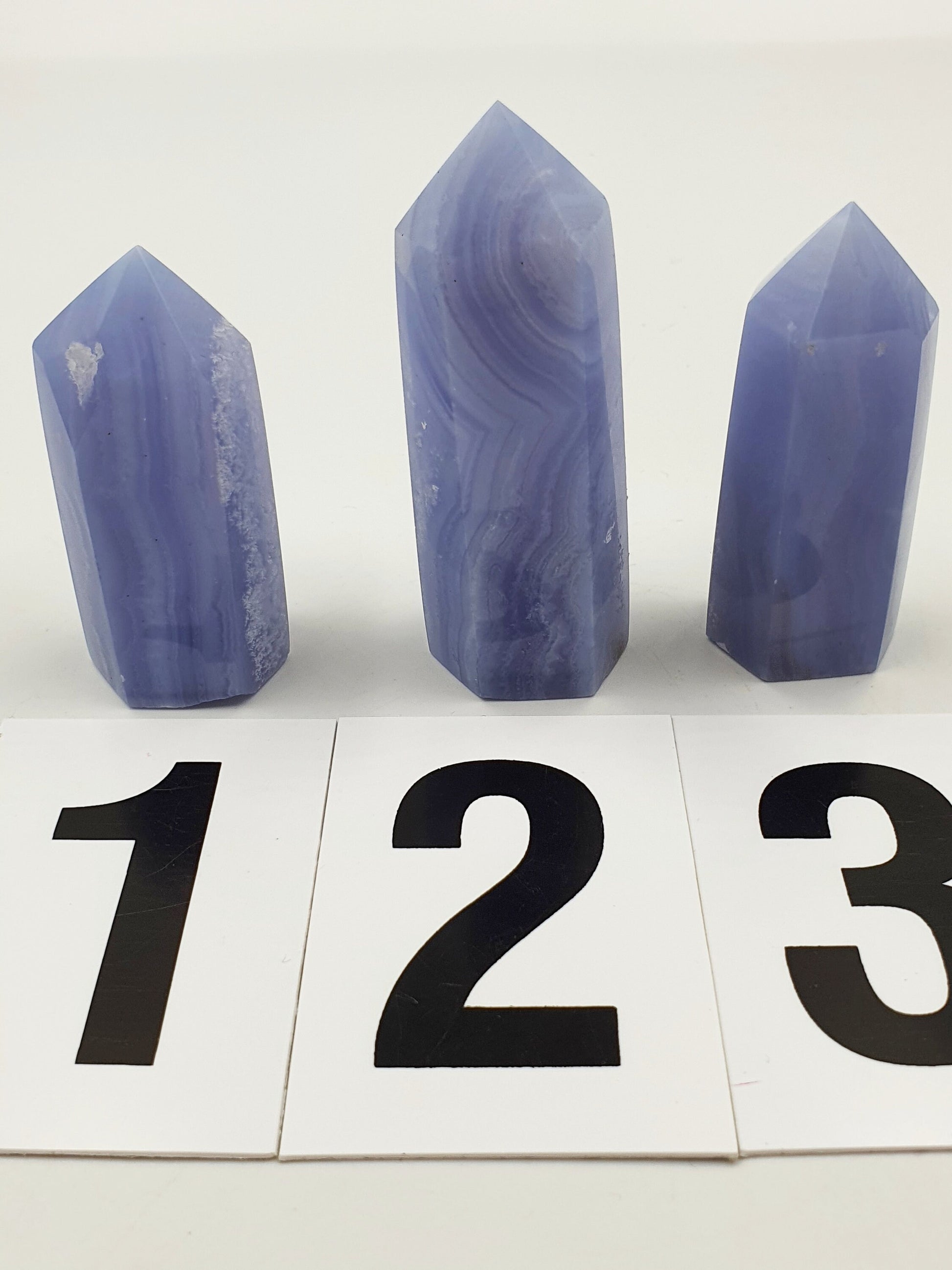 Blue Lace Agate Tower