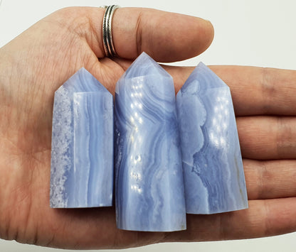Blue Lace Agate Tower