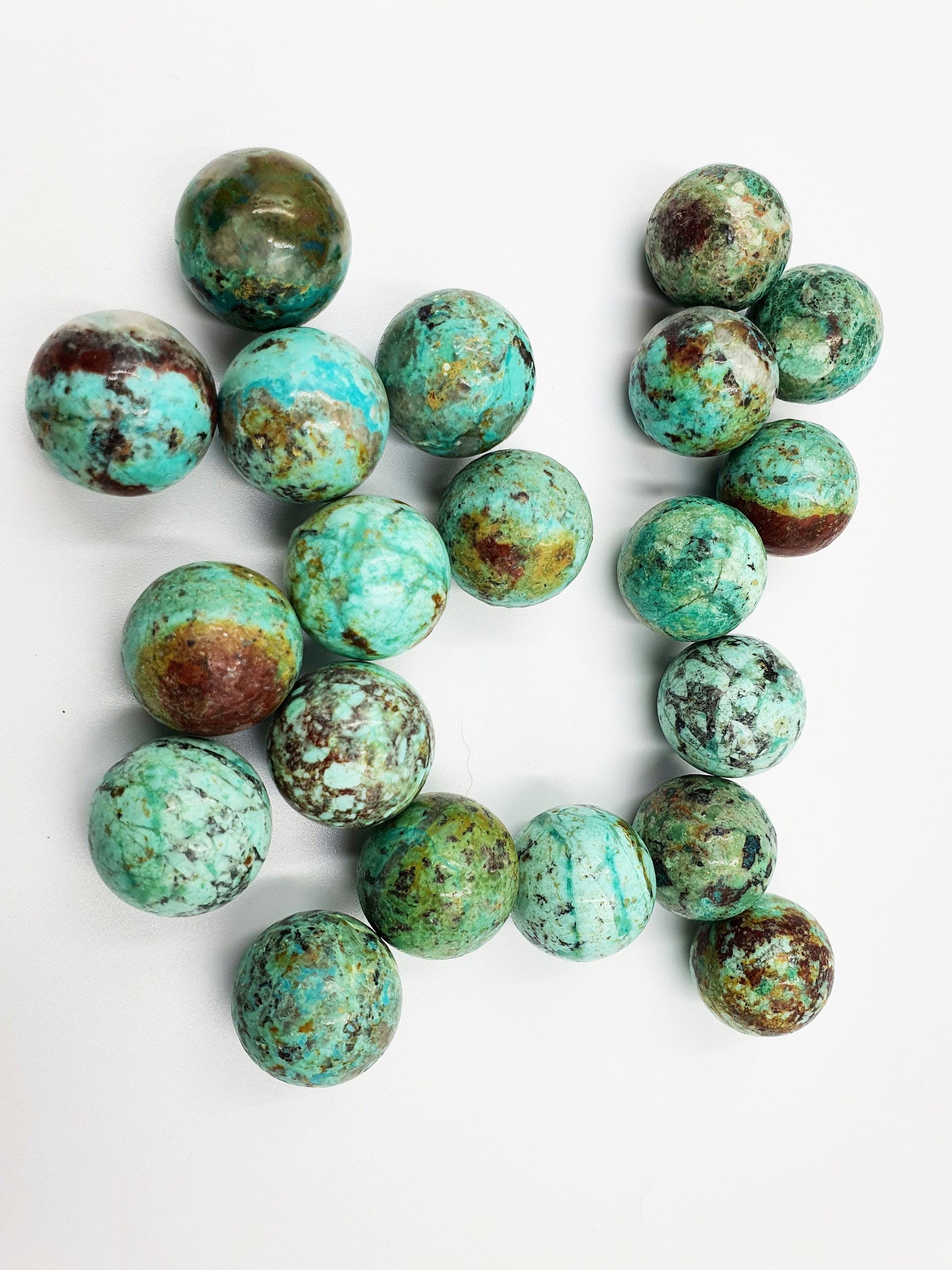 Quality A Grade Turquoise Mini Crystal Sphere - approx 20mm