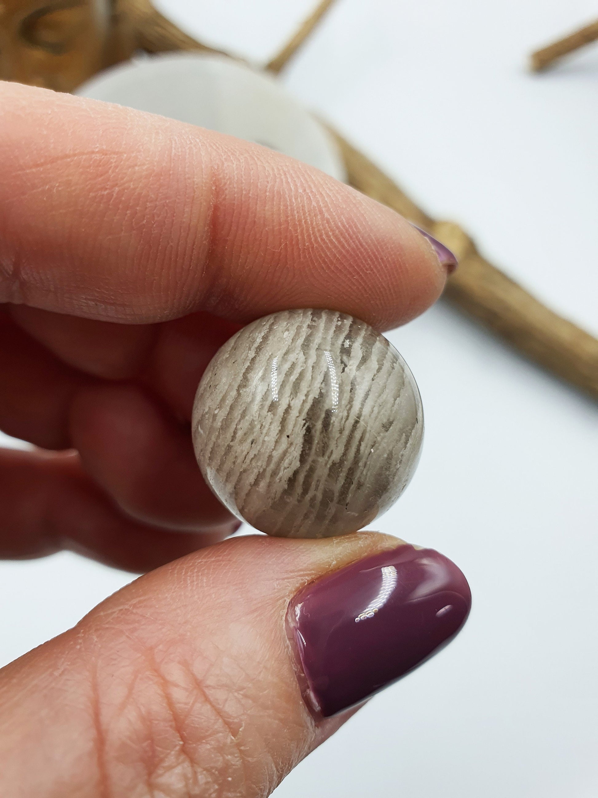 Thousand Layers (Lodolite) Crystal Mini Sphere - 20mm
