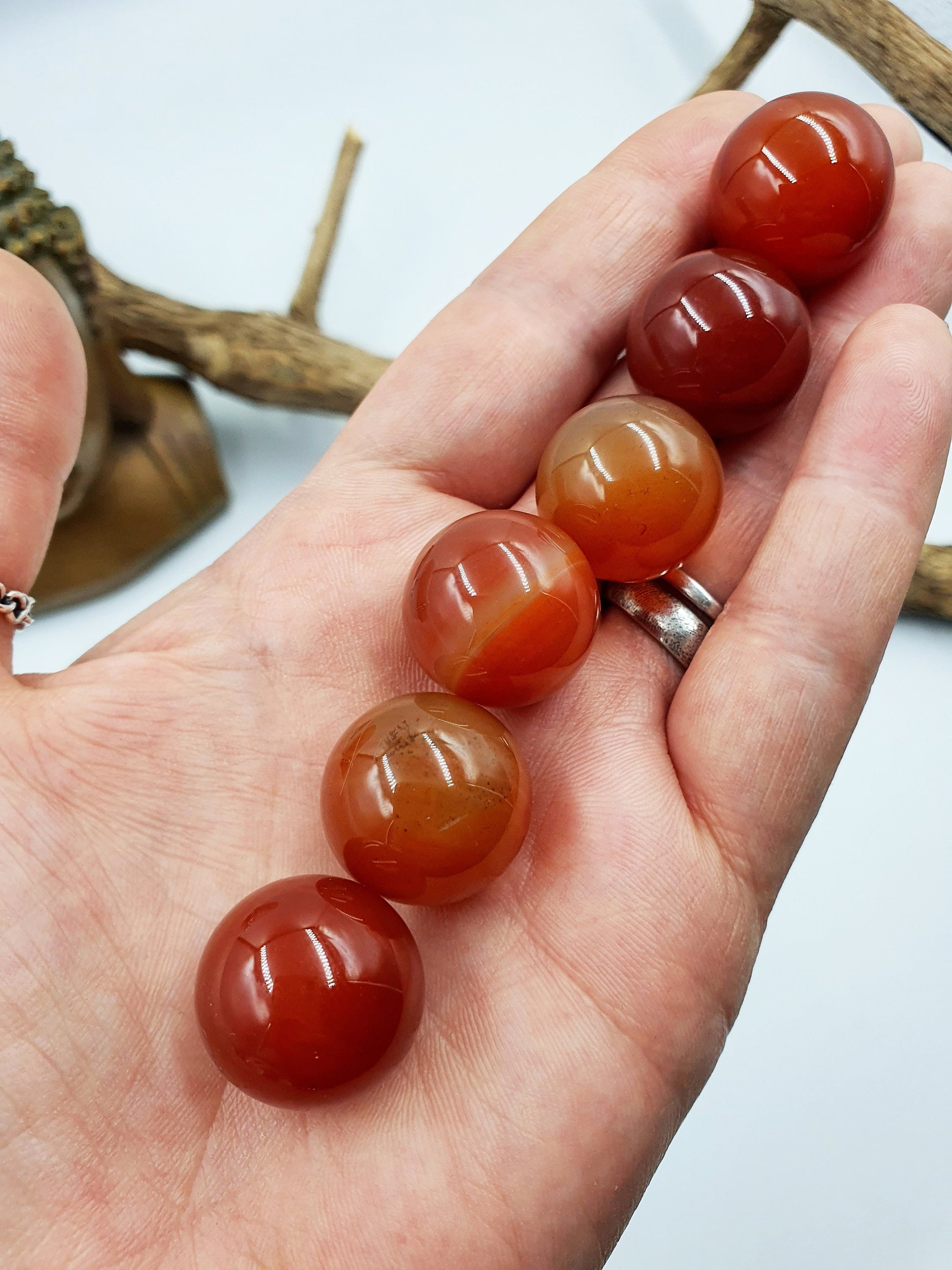 Carnelian Mini Sphere - 20mm
