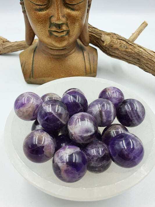 Purple Dream Amethyst Crystal Mini Sphere -20mm