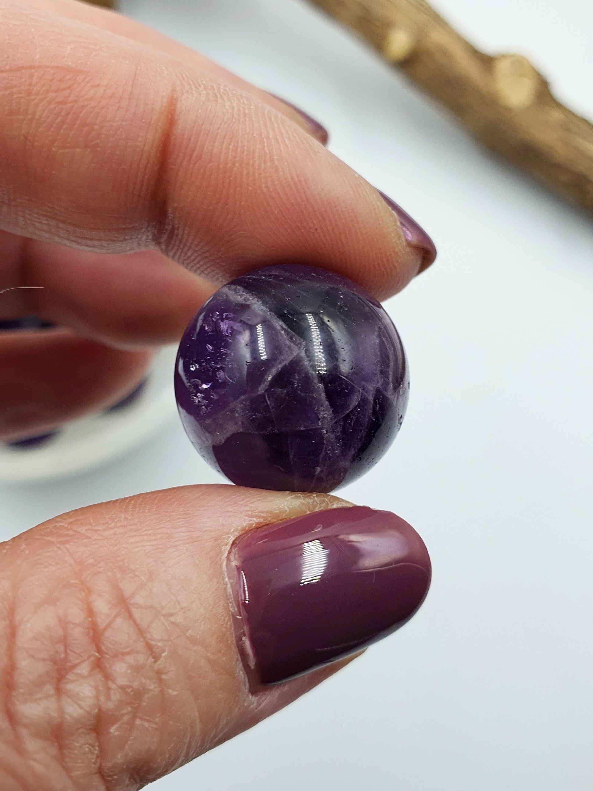 Purple Dream Amethyst Crystal Mini Sphere -20mm