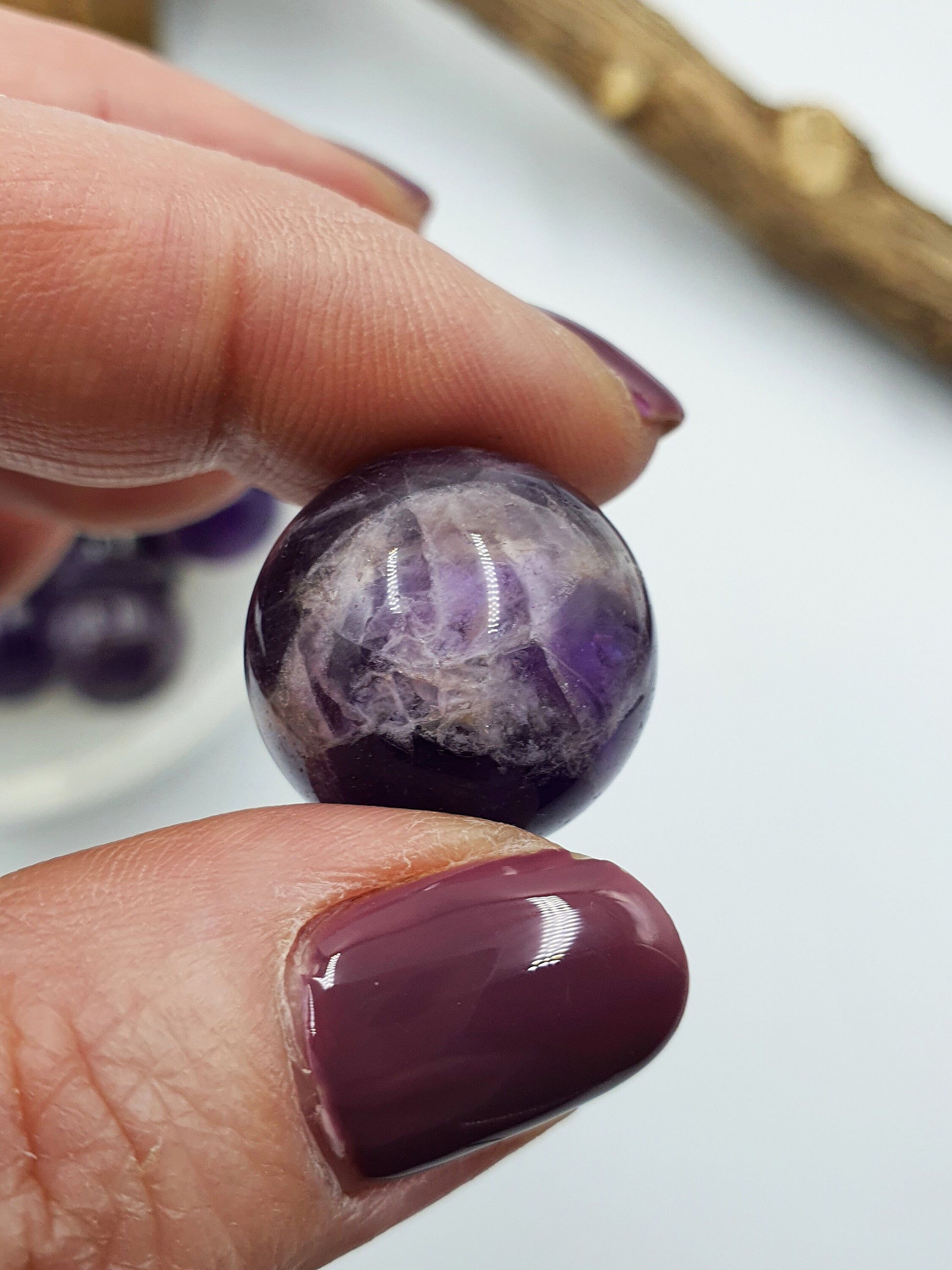 Purple Dream Amethyst Crystal Mini Sphere -20mm