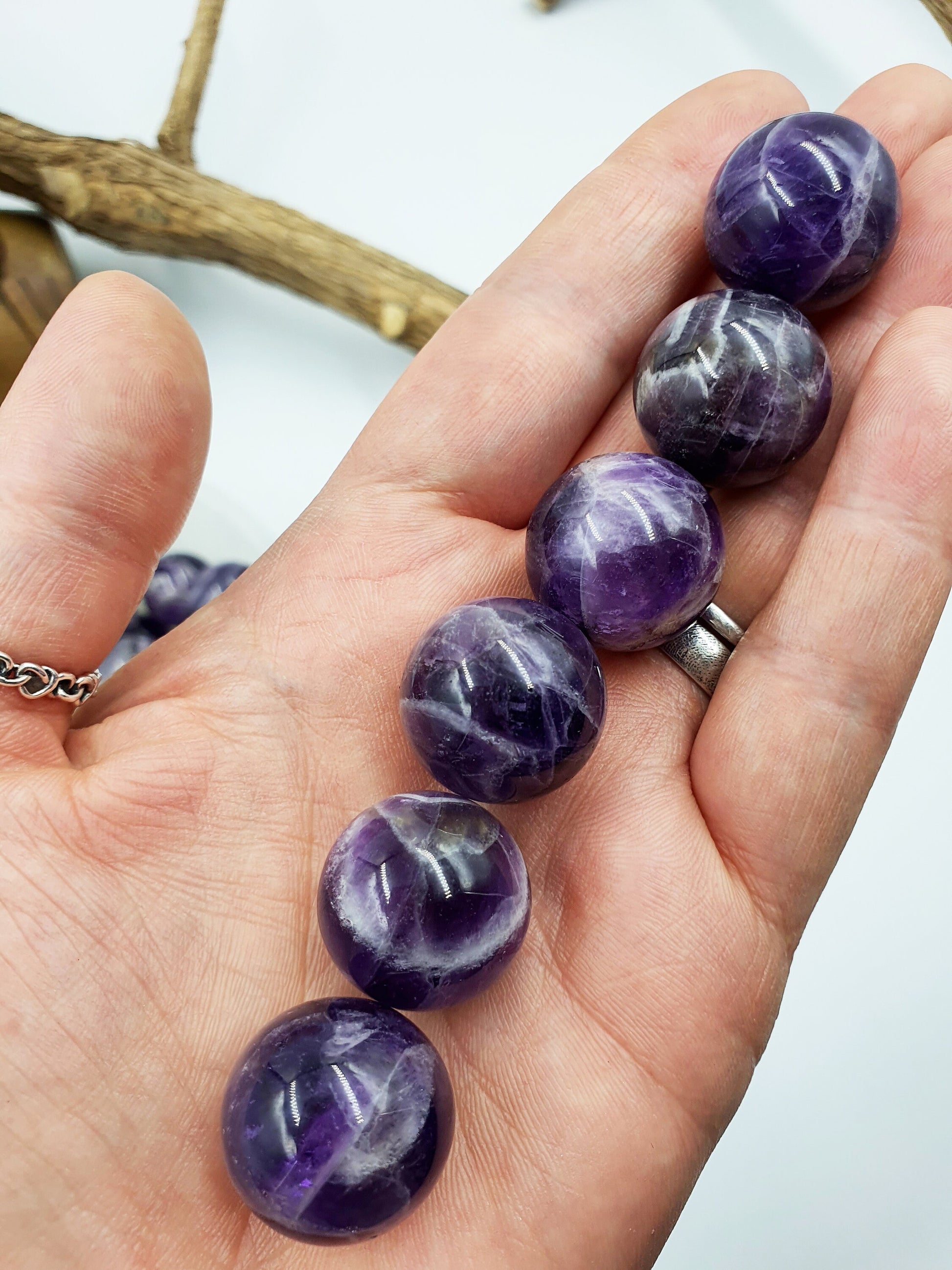 Purple Dream Amethyst Crystal Mini Sphere -20mm