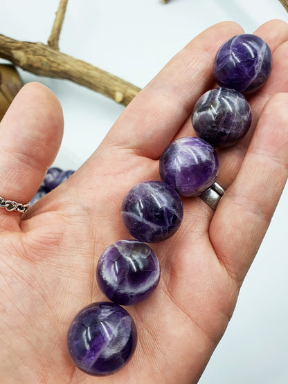 Purple Dream Amethyst Crystal Mini Sphere -20mm