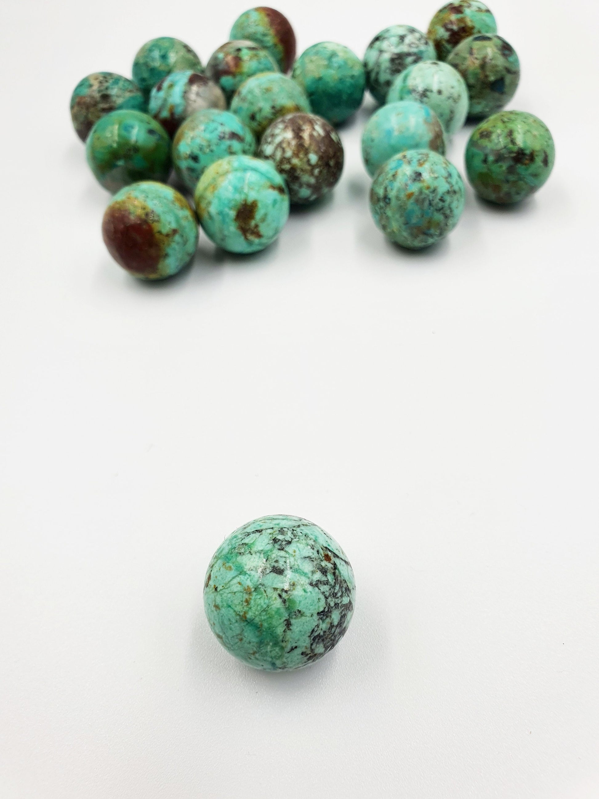 Quality A Grade Turquoise Mini Crystal Sphere - approx 20mm