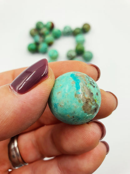 Quality A Grade Turquoise Mini Crystal Sphere - approx 20mm