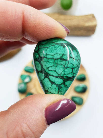 Natural High Quality Malachite Tumbles