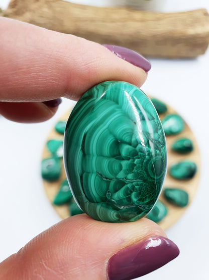 Natural High Quality Malachite Tumbles