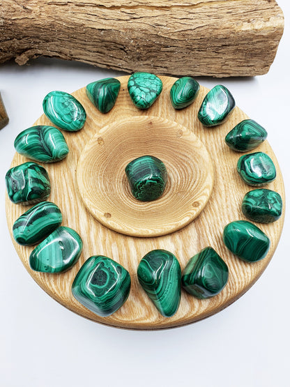 Natural High Quality Malachite Tumbles