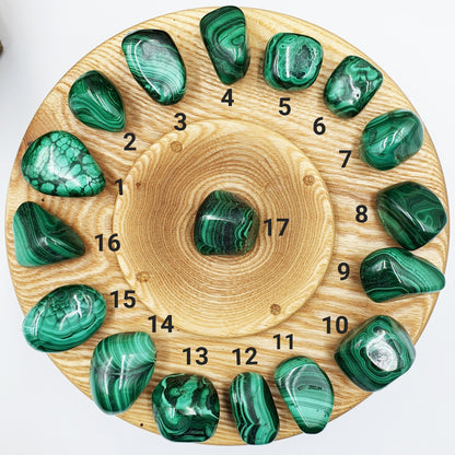 Natural High Quality Malachite Tumbles