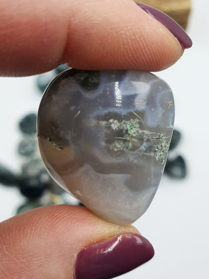 Moss Agate Tumbles