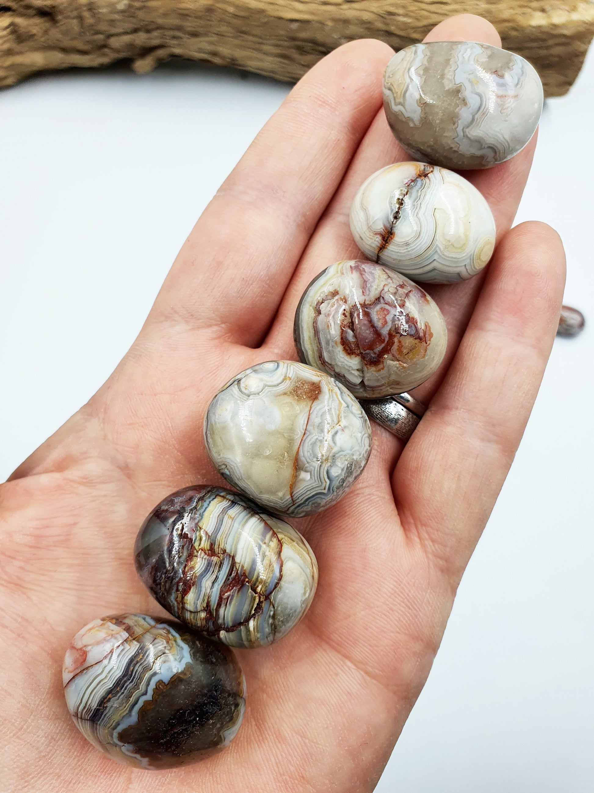 Mexican Crazy Lace Agate Tumbles