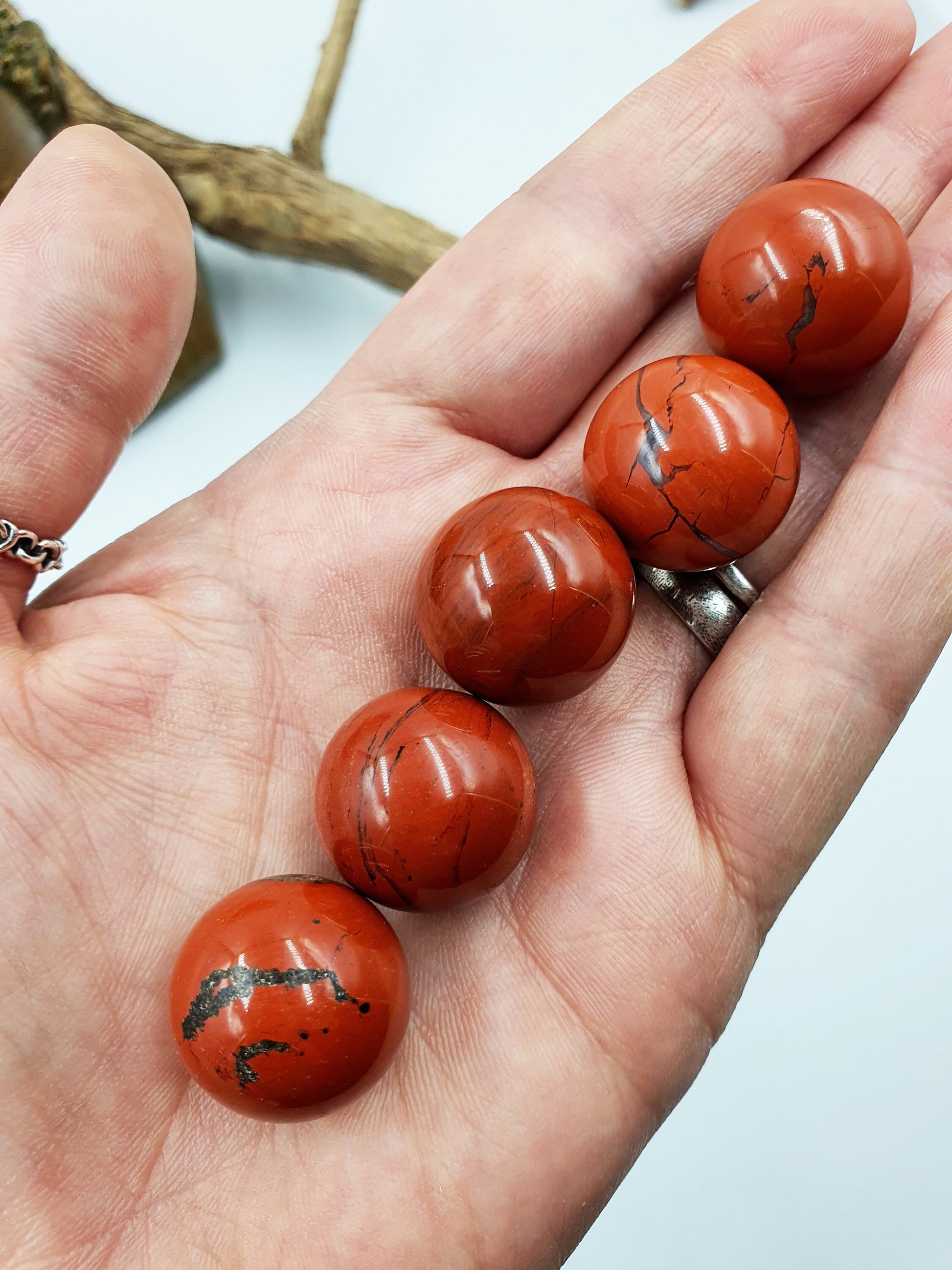 Red Jasper Mini Sphere - 20mm