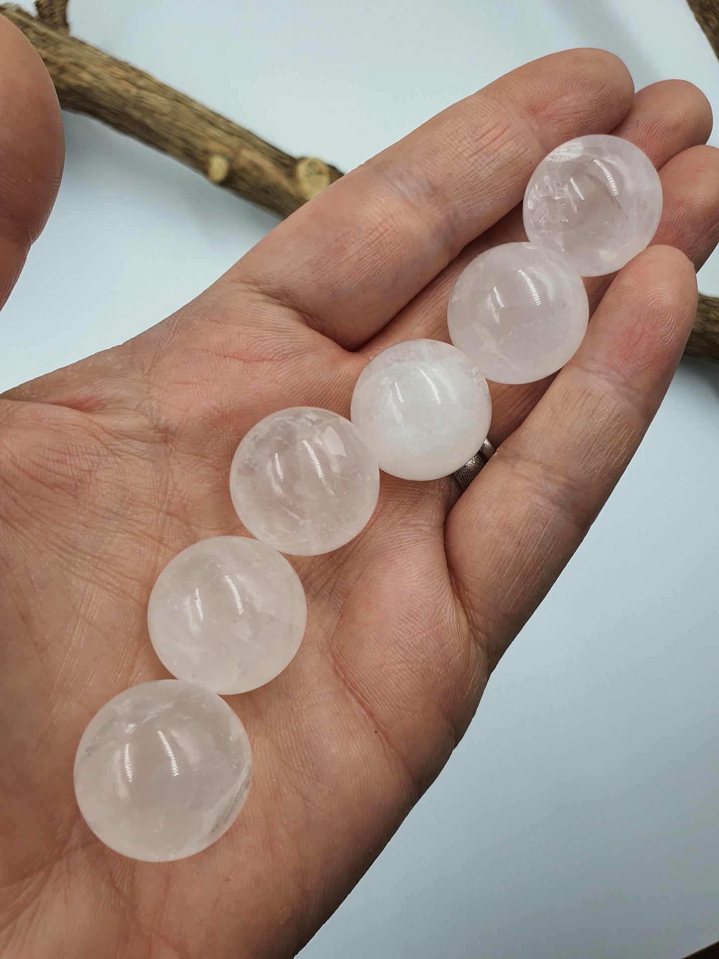 Milky Clear Quartz Mini Crystal Sphere - 20mm