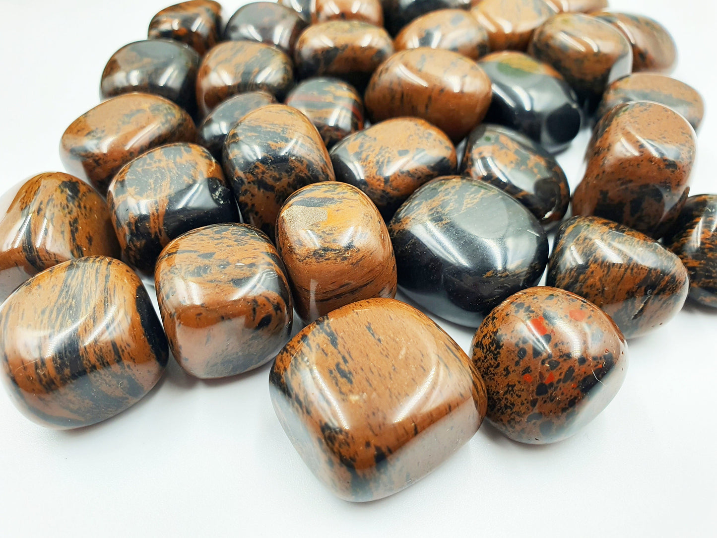 Mahogany Obsidian Tumbles