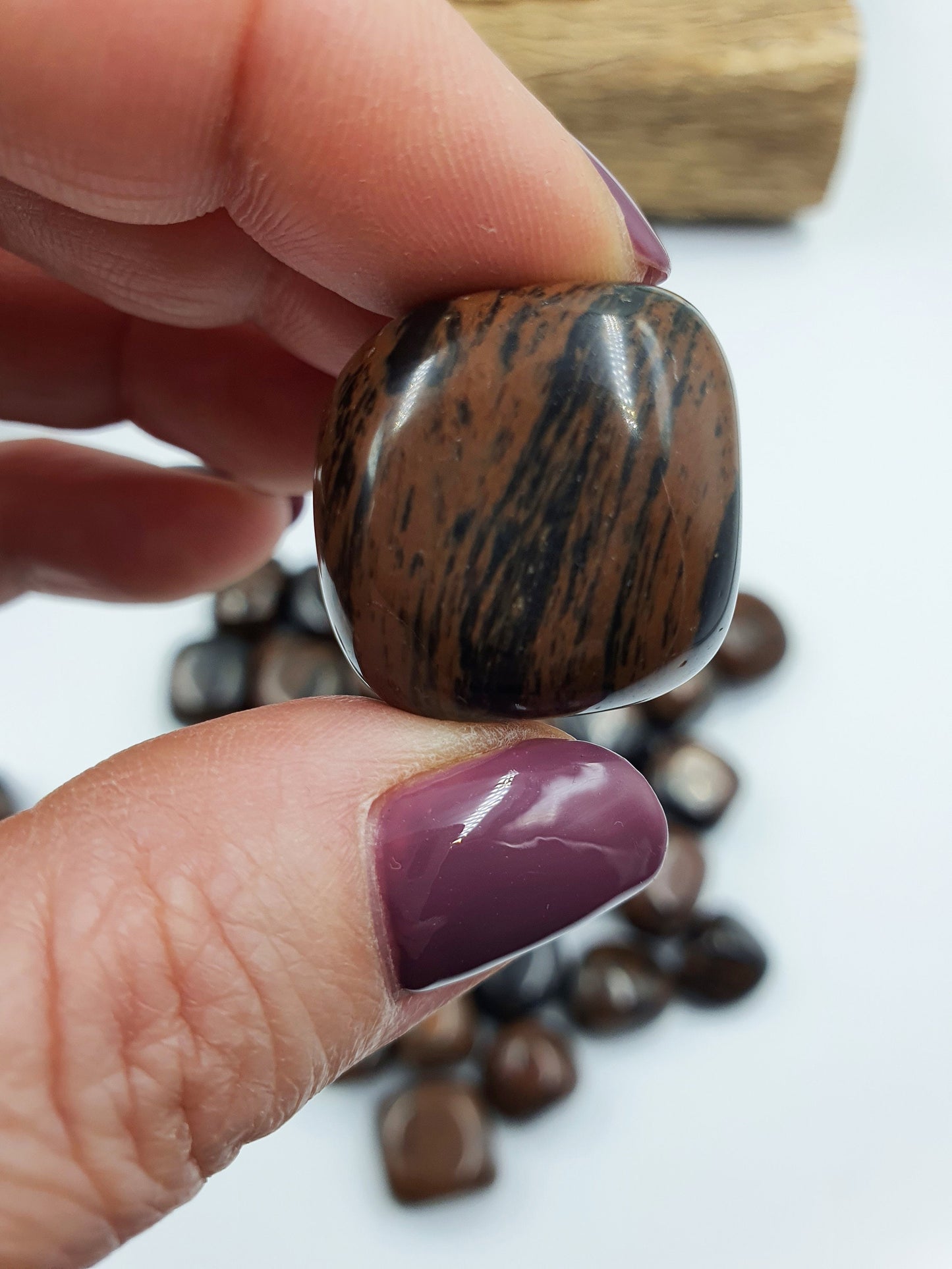 Mahogany Obsidian Tumbles