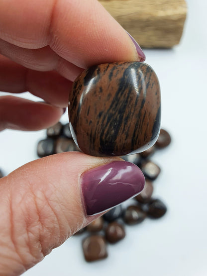 Mahogany Obsidian Tumbles