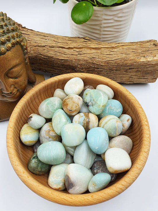 Lovely Caribbean Calcite Crystal Tumbles